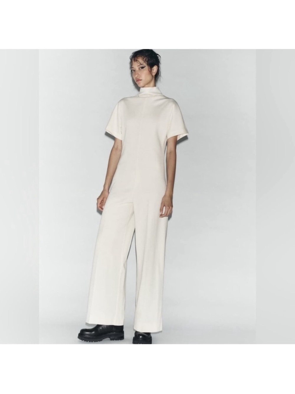 Zara short sleeves jumpsuit